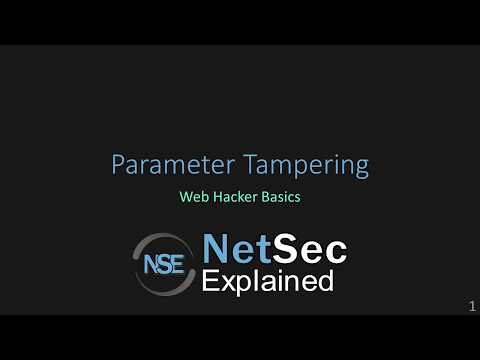 Web Hacker Basics 06 (Parameter Tampering); featuring Burp Proxy