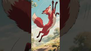 The Fox and the Grapes Fable #kidsstories #kidscomedy #funnykids