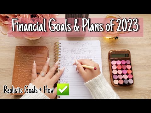 Financial Goals & Plans of 2023 🥰💰🙌🏻 | + Goal setting/Saving $ tips
