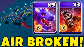 Best TH18 Air Attack Strategy | Dragon + Dragon Rider pro Gameplay (Clash of Clans)