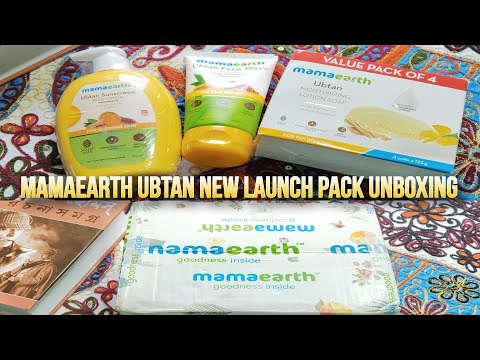 Mamaearth Ubtan New Launch Pack Unboxing||Ubtan Face wash, Soap and Sunscreen Body Lotion, 3 in 1||