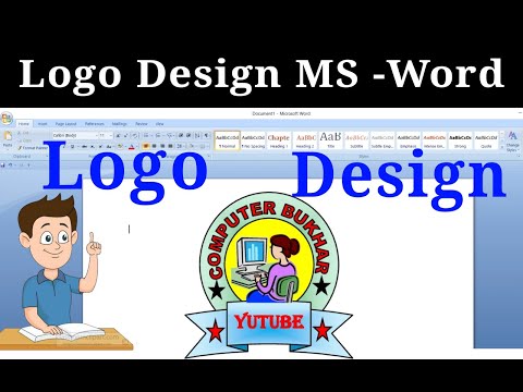 #Ms word logo Design  # YouTube chanale logo design