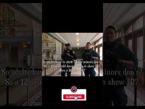 Adults required to ID at Federal Courthouse?  But kids can enter without ID?