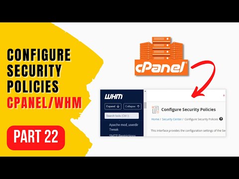 How to Configure Security Policies In cPanel Server - Make Money with Websites Part 22
