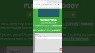 🎮 Flexbox Froggy Game: Level 3 | Learn CSS with Fun! 🐸 #flexbox #html #css #javascript