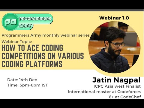 How to Ace Coding Competitions on various coding platforms by Jatin Nagpal
