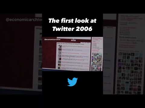 First time jack Dorsey showed us what the world of twitter has to offer back in 2006