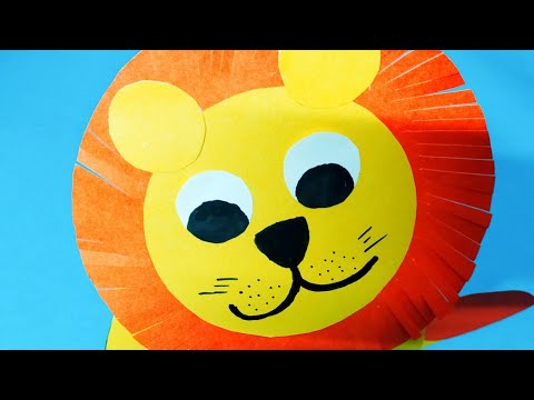 DIY Paper Lion || How To Make A Paper Lion Easy 🦁 #@ #lioncraft #easypapercraft #animalcraft
