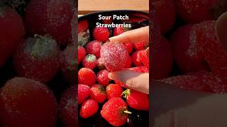 Sour patch strawberries #sourpatch #sourpatchkids #sourpatchgrapes #strawberry #strawberries #snacks