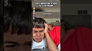 Pranking Kids by Repeating their Jokes #pranks #kids #familyfun