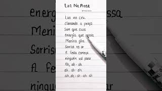 LUA NA PRAÇA - DJ Samir lyrics #lua #praca #lyrics #djsamir #shorts #brazilian #funk