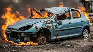 Peugeot 206 Restoration: Full Repair, Upgrade & Transformation After Fire Damage