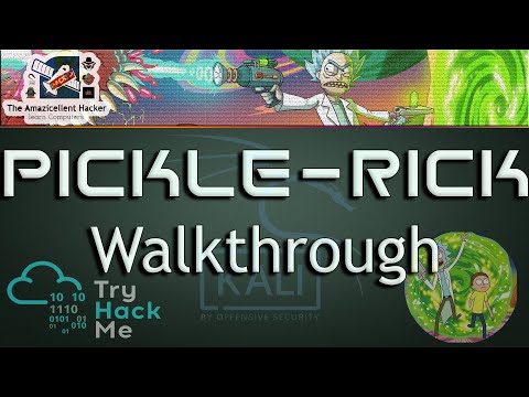 TryHackMe Pickle Rick Walkthrough ||With writeup ||