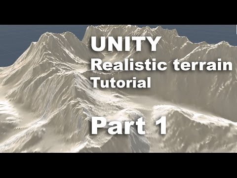 Unity realistic terrain tutorial