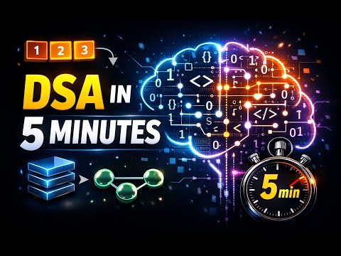 DSA Basics Explained (What You Actually Need) | DSA Basics for Beginners