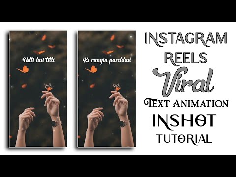 Instagram reels viral text animation status tutorial | Sarang kahar