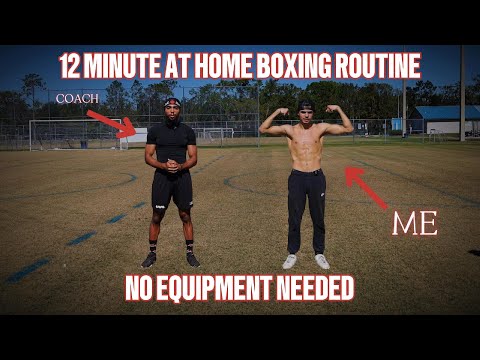 QUICK AT HOME BOXING ROUTINE | FOR ALL EXPERIENCE LEVELS | NO EQUIPMENT NEEDED |