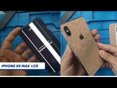 Iphone xs max screen replacement || Restoration|| एक्सएस अधिकतम मरम्मत | back glass repair