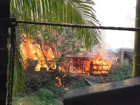 মুন্না'র বাড়িতে ভয়াবহ অগ্নিকান্ড