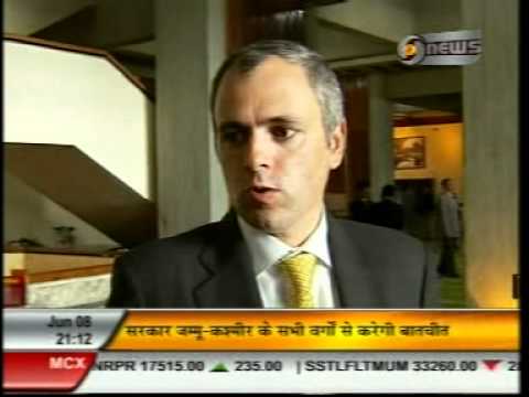 Manoj Tibrewal Aakash with Omar Abdullah