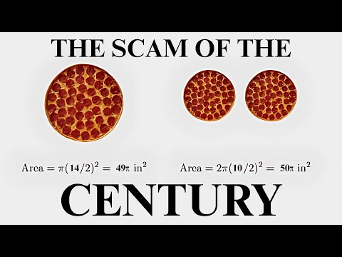 Large Pizzas are a Scam
