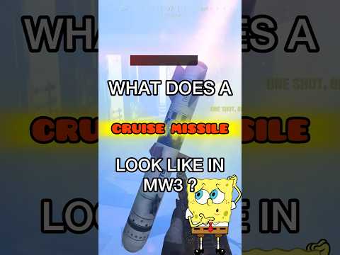 WHAT DOES A MW3 CRUISE MISSILE LOOK LIKE?? 🤔 #mw3