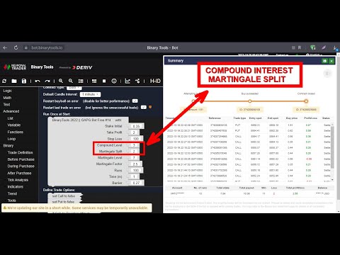 HIGHER LOWER || CLOSE OPEN IN CANDLES LIST READ BINARY-DERIV BOT FREE #14