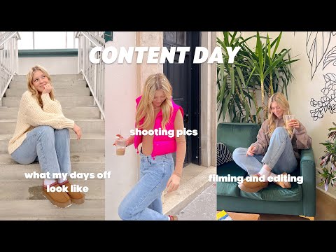 Content Day! my day off, shooting pics, filming and editing