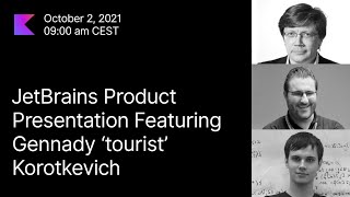 ICPC World Finals: JetBrains Presentation and Livecoding Session Feat. Gennady ‘tourist’ Korotkevich