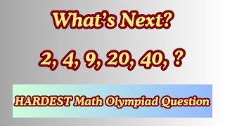 Can You Solve The HARDEST Math Olympiad Question?