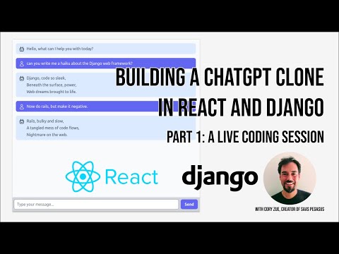 Building a ChatGPT clone in React and Django (Part 1)