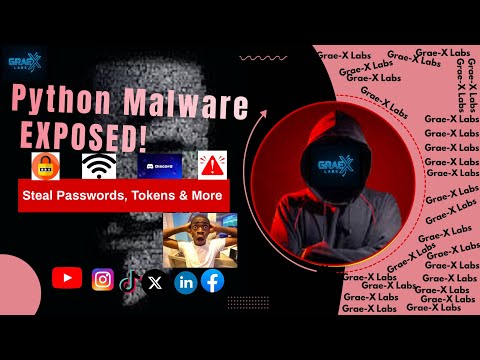 Building a Python Malware Script to Steal Passwords, Tokens & More | Ethical Hacking Tutorial