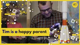 Tim is a happy parent at JetLearn | Europe’s Best Online Coding Classes for Kids| JetLearn
