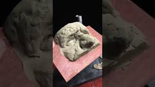 Angry eyes 😡 sculpture demo for portrait sculpting course. #clay #howtosculpt #artwork #emotion
