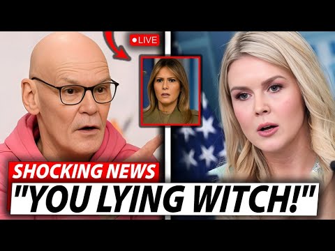 James Carville Stuns Karoline Leavitt With Explosive Trump-Melania Bombshell on Live TV