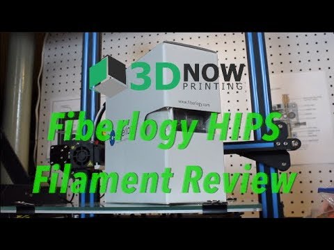 Fiberlogy HIPS Filament Review!