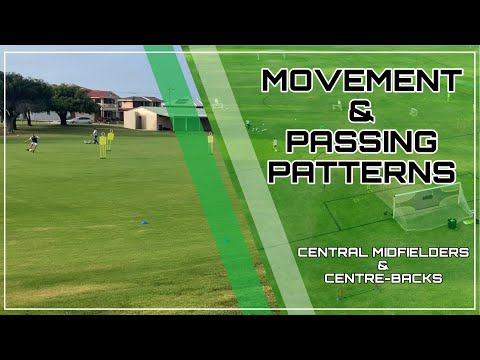 MOVEMENT & PASSING PATTERNS | Central Midfielder & Centre-Back Training