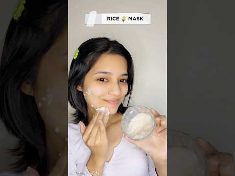 How to make viral Korean rice mask for face #koreanskincare #ricemask #skincare