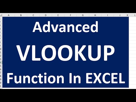 Advanced Vlookup Function in excel