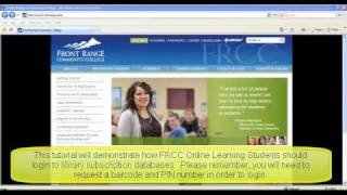 Database Access for Online Students