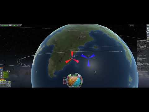 Falcon Booster Boostback and Landing KSP