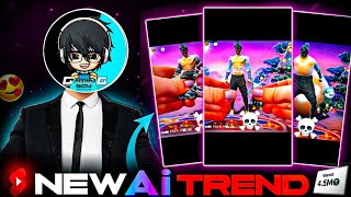New TREND VIRAL Ai shorts editing tutorial 😱 in capcut | free fire shorts video editing in capcut