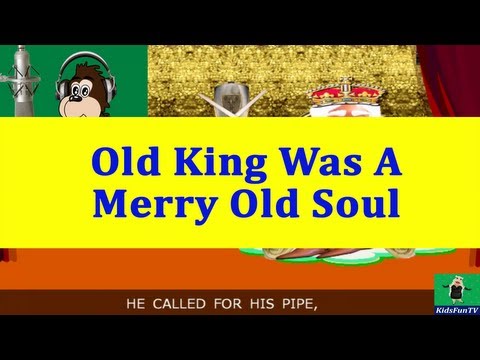 Nursery-Rhymes By Kids | Merry Old King Cole From Britain | Animated Songs With Lyrics By KidsFun TV