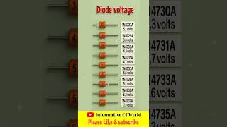 Diode Voltage #trending #shortsfeed #subscribe #shortvideo #viral #like #watchtime #shorts #share