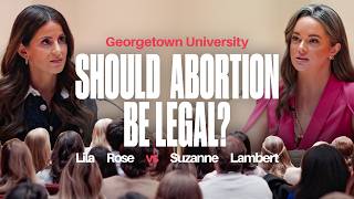 Heated Abortion Debate at Georgetown - Lila Rose vs. Suzanne Lambert