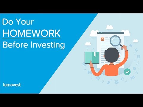 Don't Invest in Stocks without Doing Your Homework