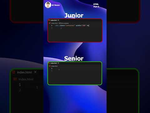 HTML Tricks Junior vs Senior Part 6