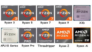 Every AMD Ryzen Processor Explained in 15 Minutes