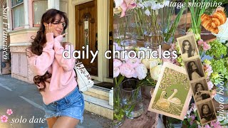 Daily chronicles💗solo date, San Francisco trip, vintage shopping, photo booths