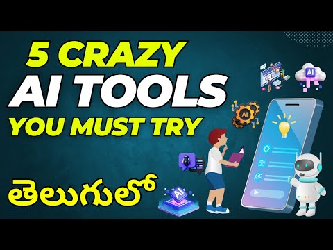 5 Crazy Ai Tools in Telugu | 5 Crazy Ai Tools you must Try in 2023 #aitools #aitools2023